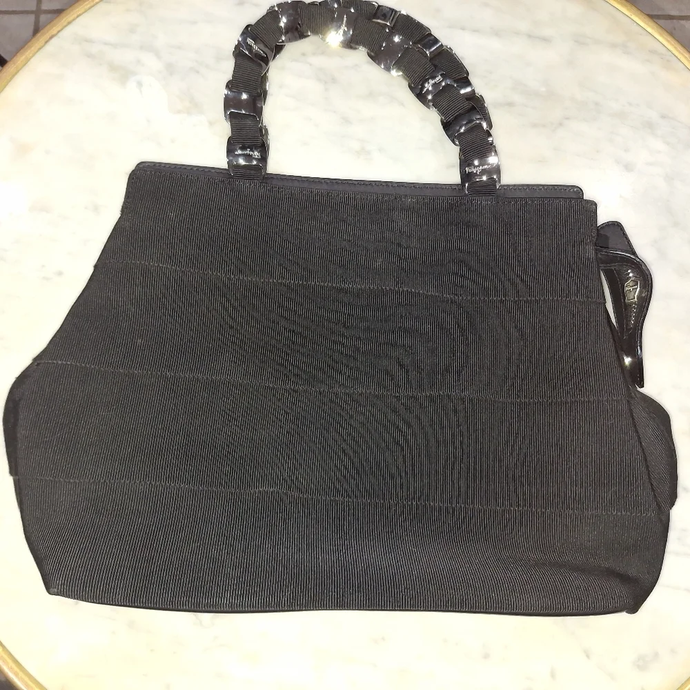Salvatore Ferragamo Black Fabric Interior - Picture 6 of 8